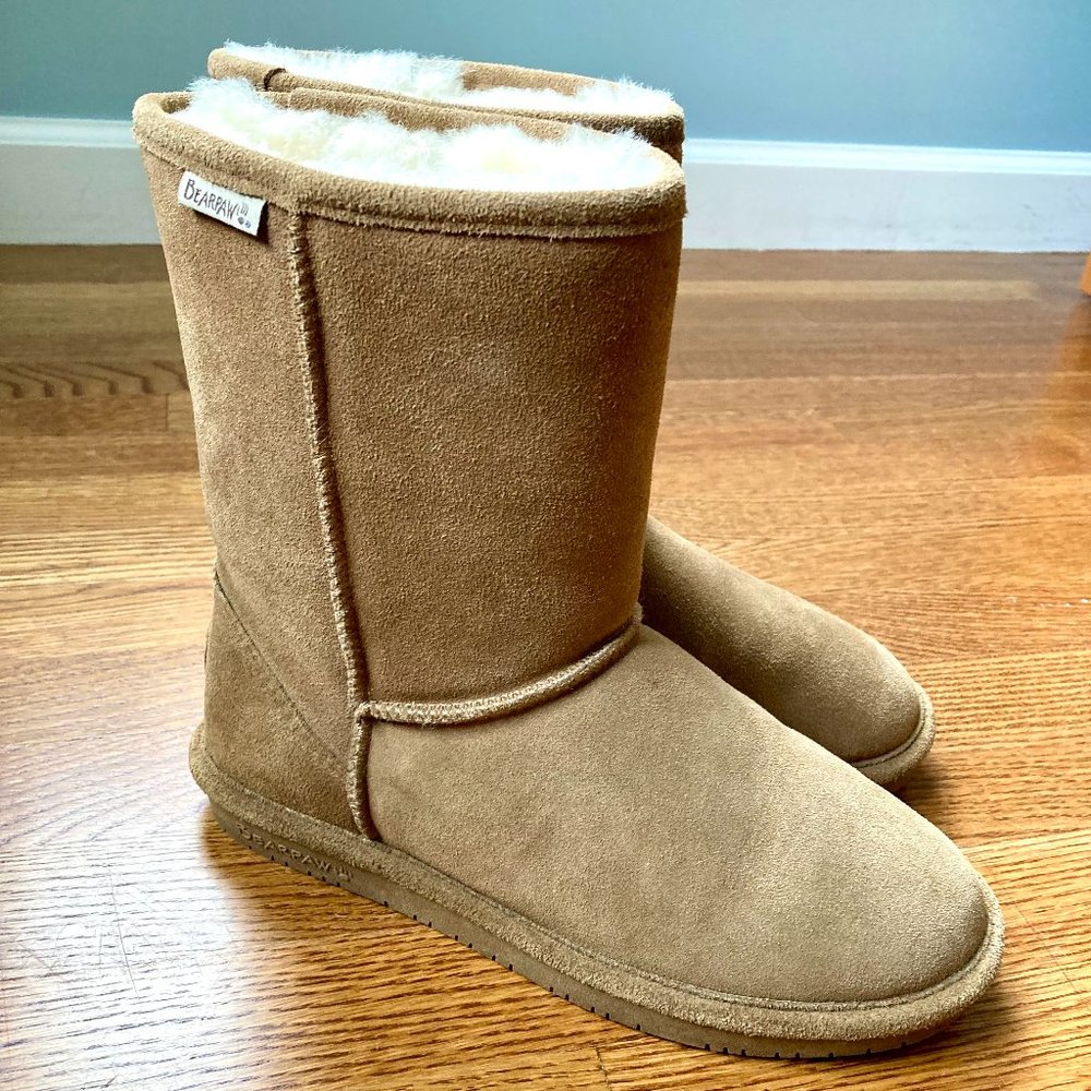 BearPaw Light Brown Women's Winter Boots, Size 9